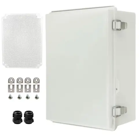 Waterproof Electrical Box Junction Box Weatherproof IP67 ABS Plastic Enclosure Switch Router Project Box Electronics DIY Enclos