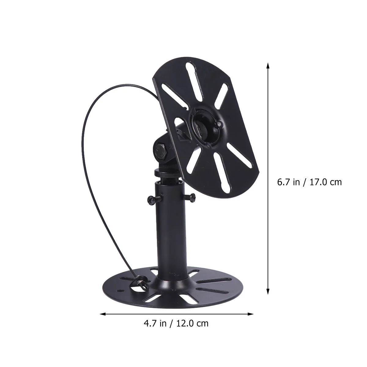 

2Pcs Speaker Wall Mount Gear Bite Bracket 360 Degree Rotation Easy Install for Home Cinema Satellite Speakers Ktv Bar Stage
