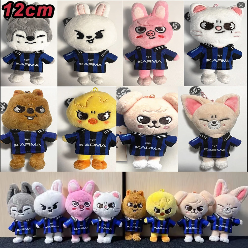 

Плюшевая кукла-подвеска Wolf Chan из нового альбома KPOP Stray Kids SKZOO KARMA, 10 см, коллекционный подарок для фанатов