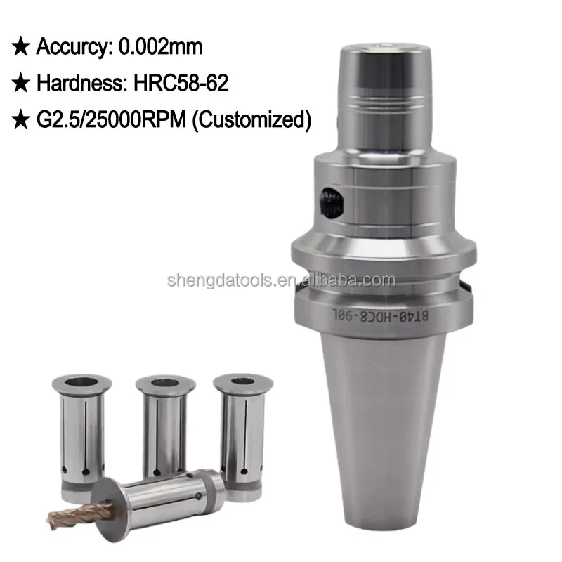 CNC Milling Bt Hydraulic Chuck Tool Holder Bt30 Bt40 Bt50 Hdc08 Collet Chuck Holder for CNC Milling Machine