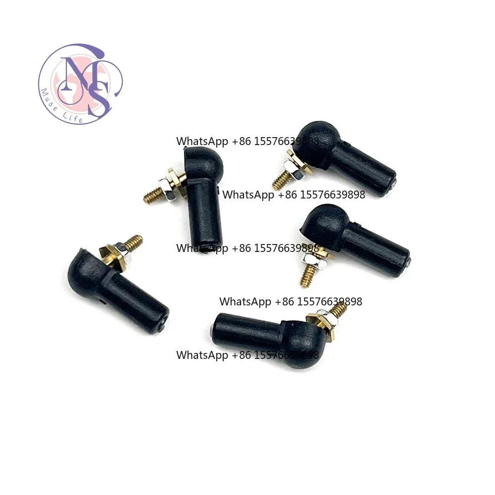 5Pcs M2 M3 Ball Joint Linkage Connector, 2mm 3mm Ball Head L16/17mm Rod End, RC Boat Servo DIY Part