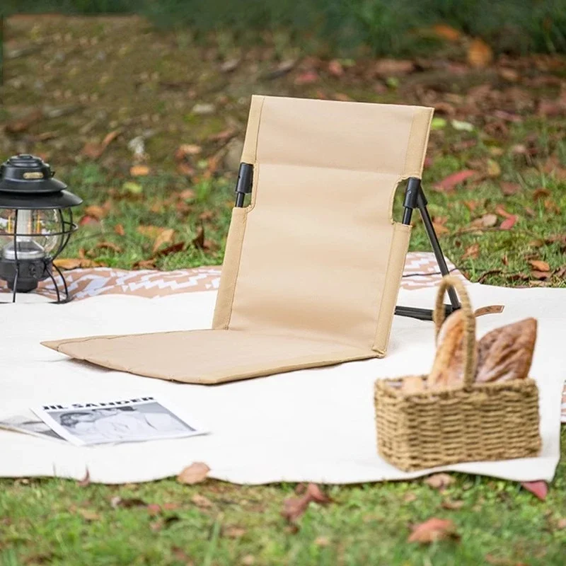 Picnic Folding Outdoor Gear One-piece Backrest Table Cushion Chair Single Person Beach Portable Chair Can Be Used for Park Lawns