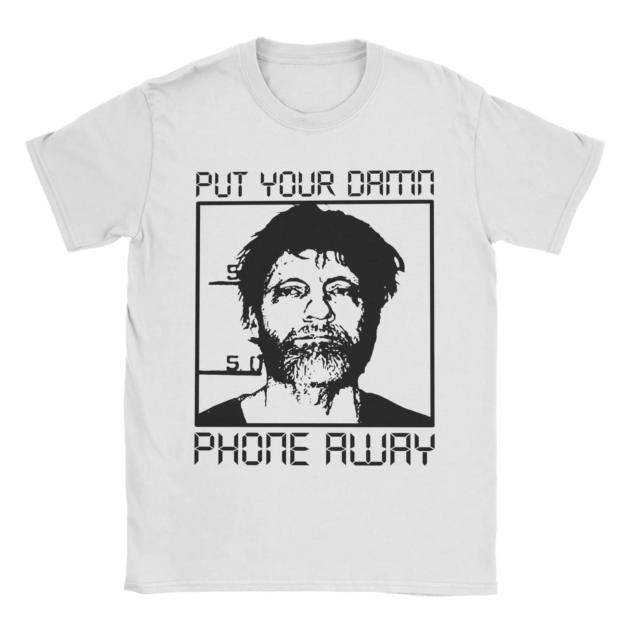 Ted Kaczynski Unabomber T-Shirt for Men Hang On To Your Love Pure Cotton Tees Crew Neck Short Sleeve T Shirts Clothes