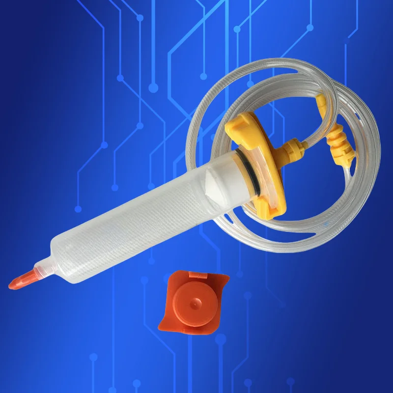 ‌10 Sets Pneumatic Syringe Kit 55ml | Industrial Glue Dispenser with Adapters & Anti-Drip Valve Free Shipping‌