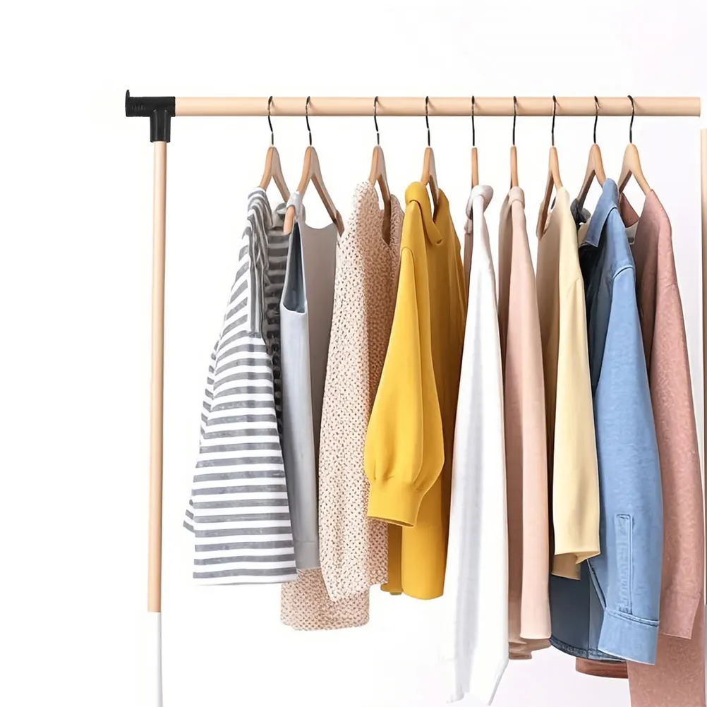 

4pcs Right Angle Joint Connector Plastic Clothes Rack Fitting Easy Installation Drying Rack Joints Kit