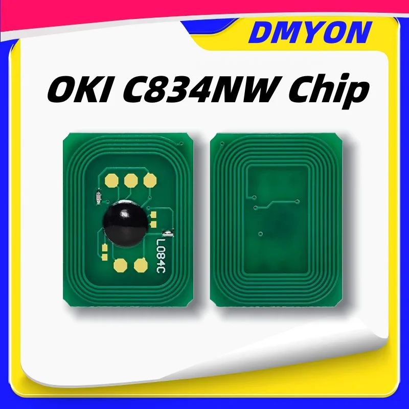 

4PCS Chip For OKI C834NW C834 C844 Toner 46861324 46861323/22/21; 46861304 46861303/03/01; 46861308/307/306/305; 46861312-309
