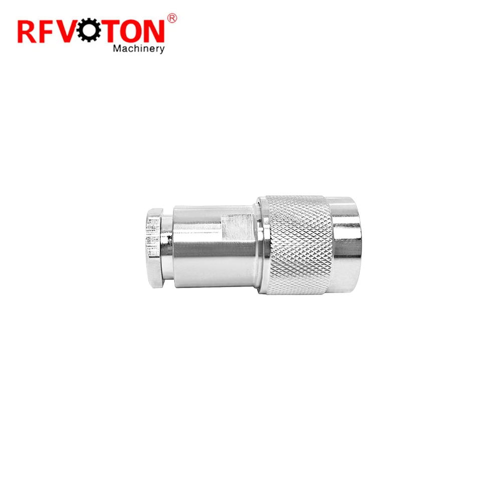 Free shipping 2pieces RF Coaxial Connector HN Male Plug For LMR400 Cable Straight Copper