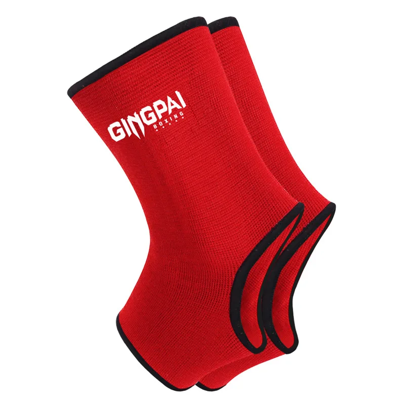 2pcs Boxing Ankle Brace Stretch Breathable Fighting Foot Protector Thai Combat Ankle Compression Socks Boxing Training Socks