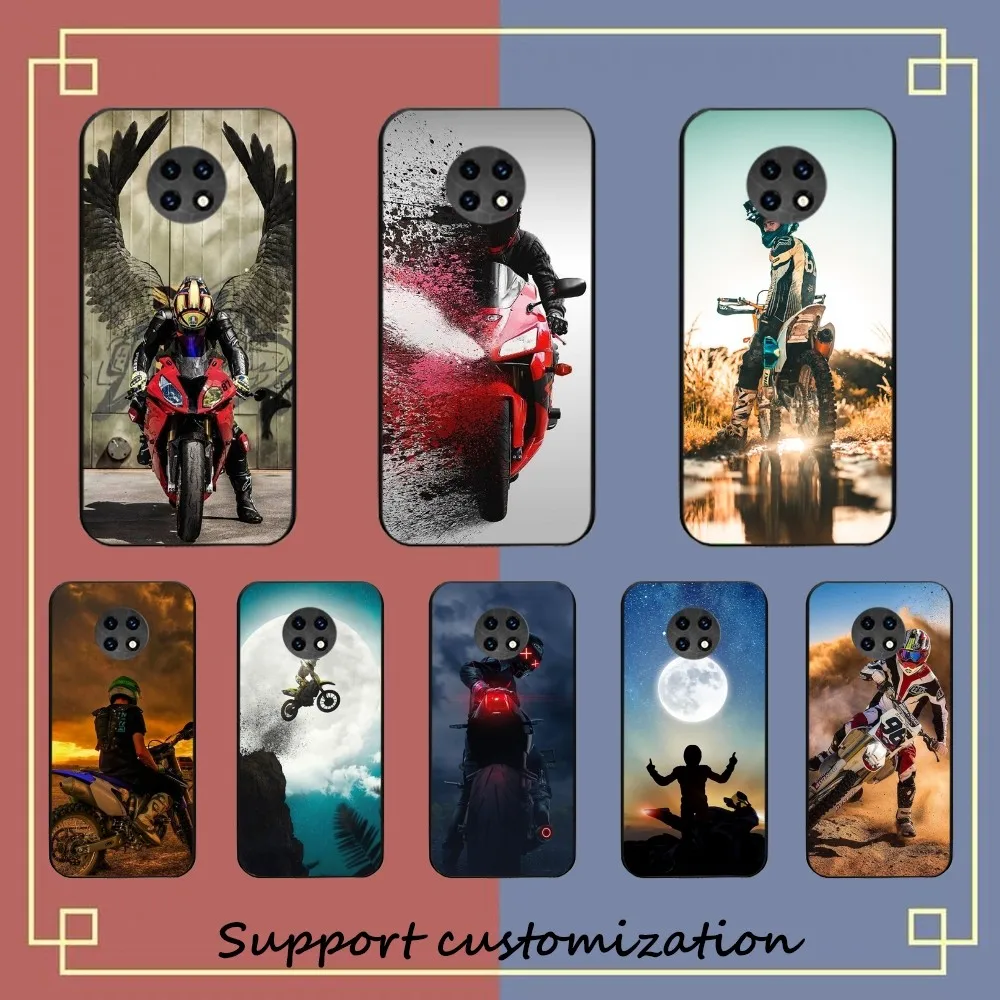 Moto Cross Motorcycle Sports Car Phone Case For Redmi 5 6 7 8 9 10 Plus Pro 6 7 8 9 A GO K20 K30 K40 Pro Plus F3 Fundas