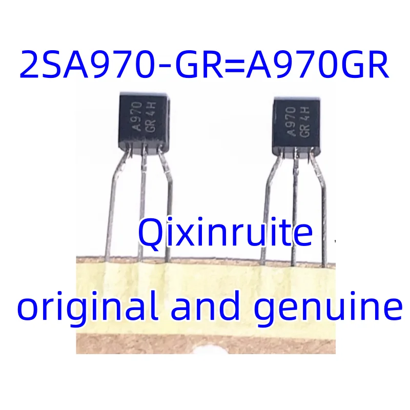 Qixinruite    New original 2SA970-GR=A970GR 2SC2240-GR=C2240GR TO-92 low-power audio amplifier IC transistor to transistor trans