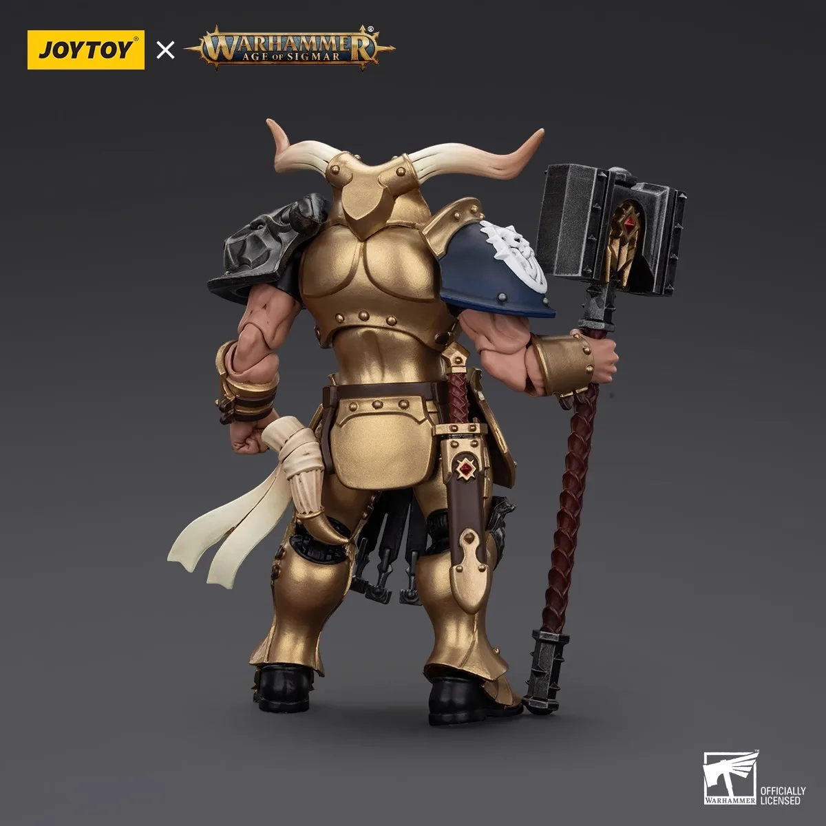 Joytoy Warhammer 1/18 Figurki Akcji Stormcast Eternals The Blacktalons Rostus Oxenhammer Model Zabawka Chłopięca Prezent 9,5 cm