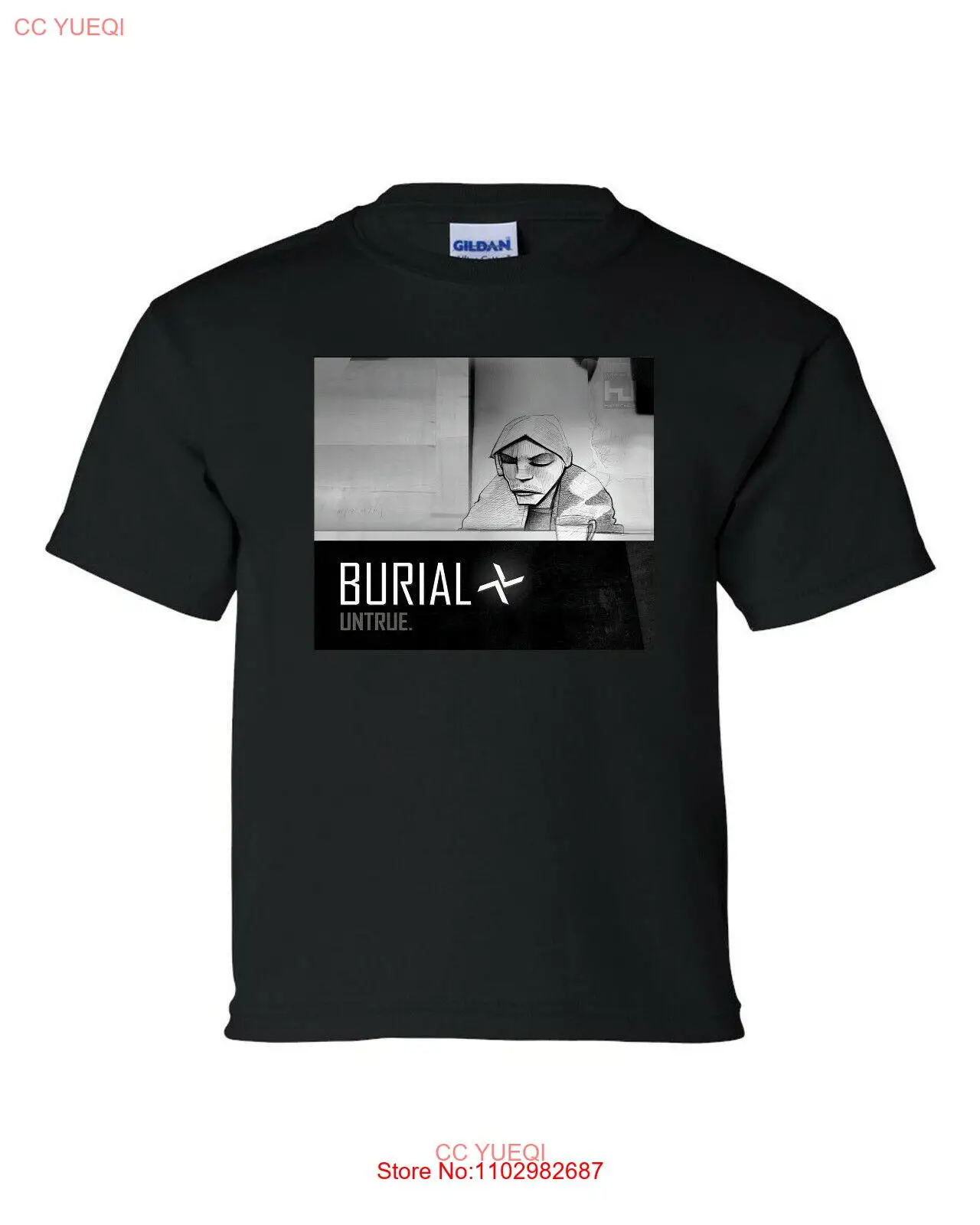 Burial T Shirt - Untrue Dubstep UK Garage Ambient tshirt tee top