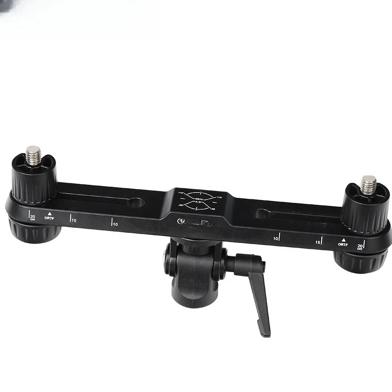 

MS02 Stereo Recording Dual Microphone Pole Stand Microphone with Scale Stand