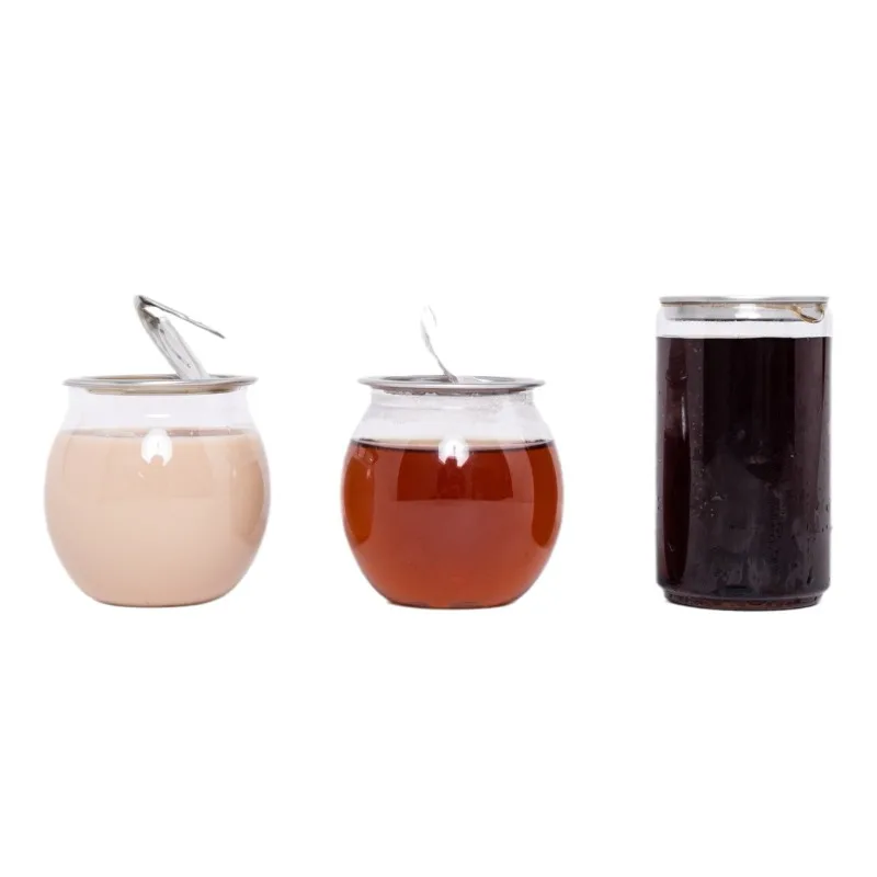 

cans, transparent cans PET disposable takeaway packaging plastic cups