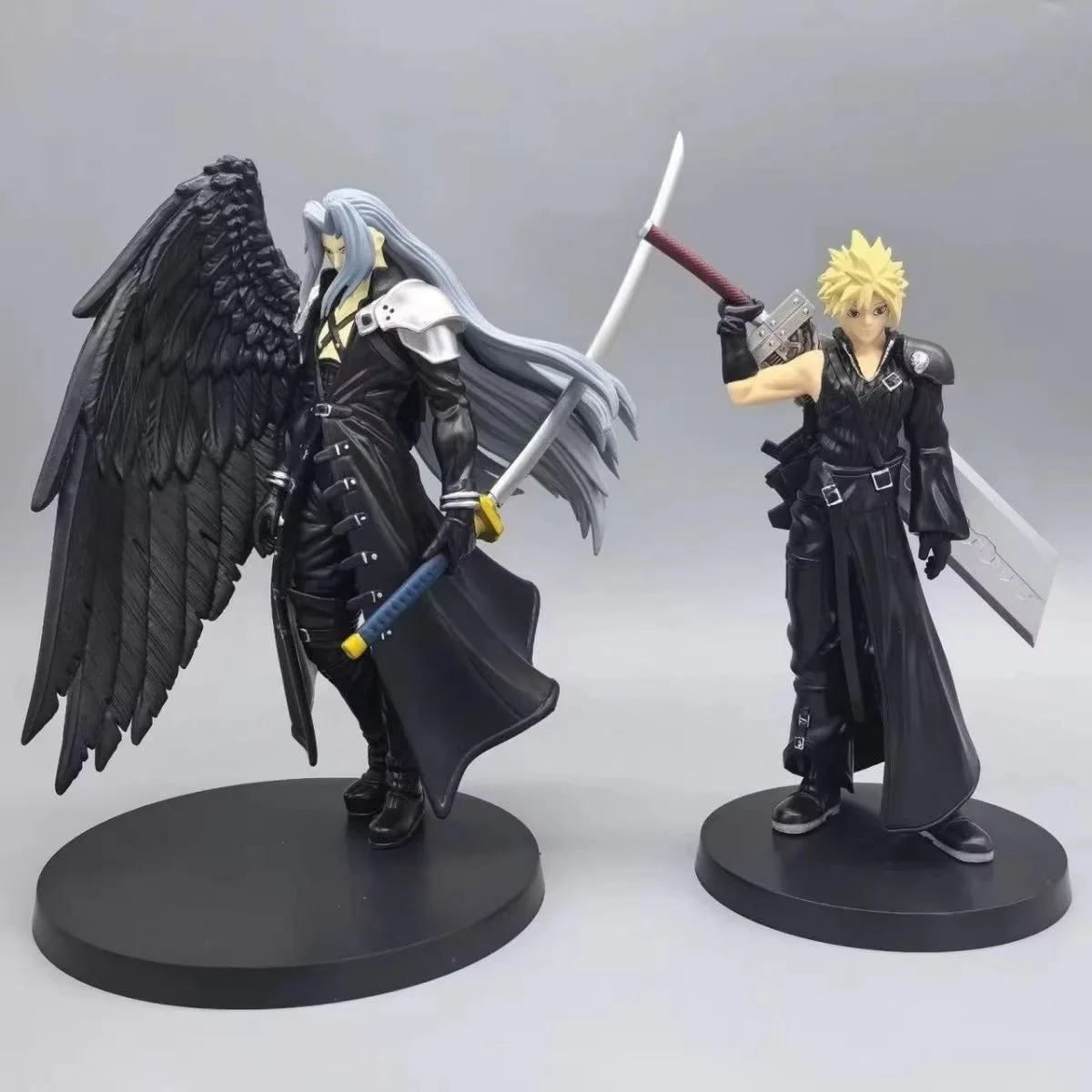 Anime Fighting Game Action Figures Ryu Ken Masters Cloud Strife Sephiroth PVC Model Toys Dolls Room Decor Christma Gift For Boys