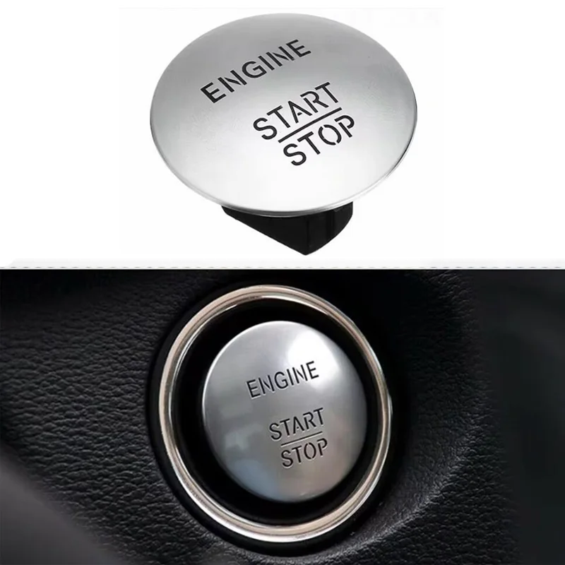 Car Keyless One-button Start Stop Push Button Engine Ignition Switch For Mercedes-Benz GLK350 ML350 S550 SL500 2010 2011-2014