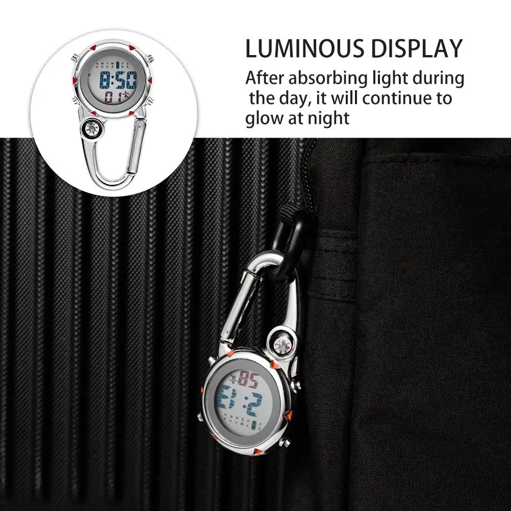 Stainless Steel Hook Hanging Watch Climbing Backpack Multifunction Clip-on for Man