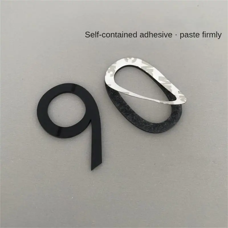 1/5PCS Floating Exterior House Number Floating Exterior House Numbers Plating Digital Address And Mailbox Plate