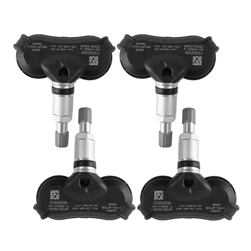

4Pcs 52933-2S510 315MHz Car TPMS Tire Pressure Sensor For HYUNDAI TUCSON KIA SPORTAGE 2014-2016