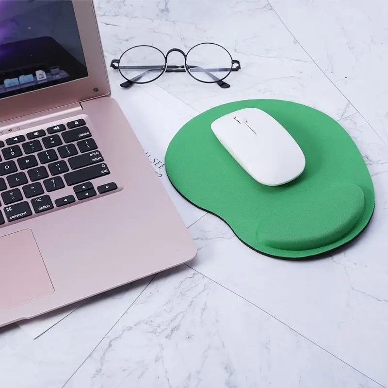 Ergonomic Mouse Pad with Wrist Support, Gaming Mouse Mat with Gel Wrist Rest, Easy Typing & Pain Relief for Home Office