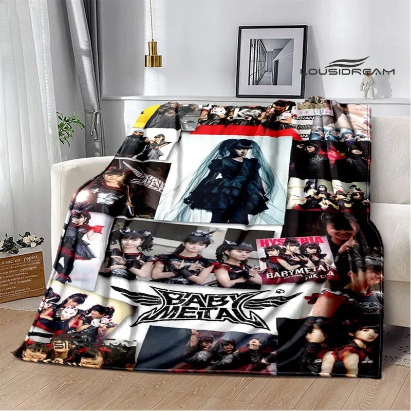 

babymetal combination printed blanket children warm blanket flannel soft and comfortable home travel blanket birthday gift