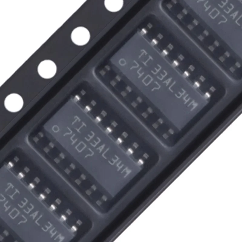 10 Brand New Original Sn7407Dr with Marking 7407 Soic-14 Six-Channel Buffer/Driver Chips