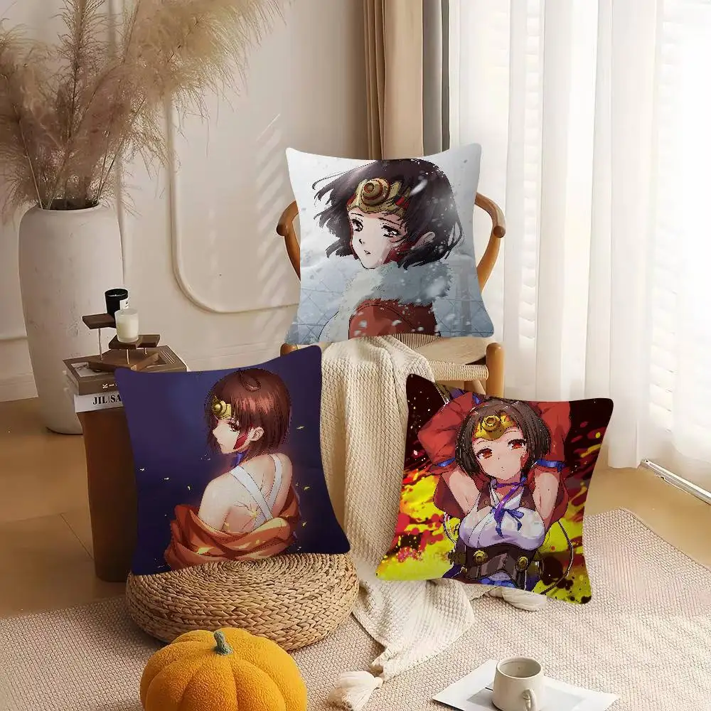 KABANERI OF THE IRON FORTRESS Soft Comfortable Pillow Case For Sofa Living Cat Room Home Office Retro Decor Protective Cover