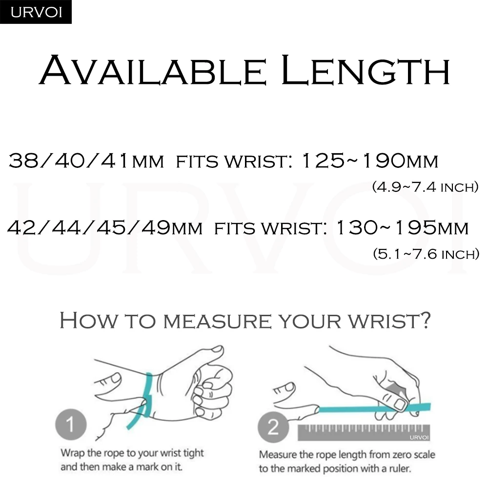 URVOI Ocean Band لساعة Apple Ultra 3 2 حزام سلسلة 11 10 9 8 SE سوار رياضي لساعة iWatch سوار معصم من السيليكون مشبك أسود 49 ملم