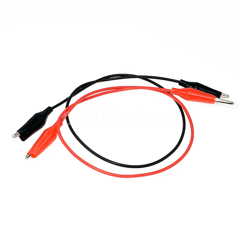 Alligator clip wire medium power test wire lead red and black double-ended alligator clip length 50cm