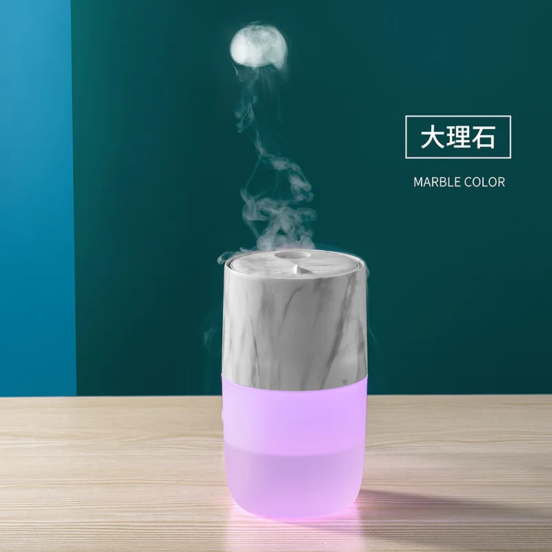 360ML Jellyfish Humidifier Aroma Diffuser Essential Oils Mist Maker for Office Car Home LED Colorful Light  Air Humidifier