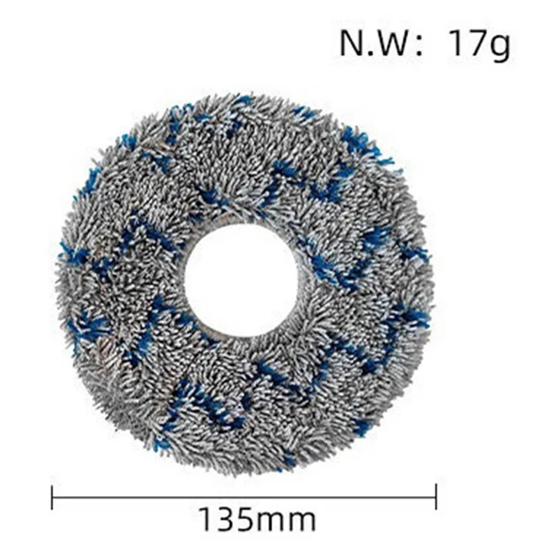 세척 가능 재사용 가능 걸레질 패드, Ecovacs Deebot T10 OMNI/T10 터보, X1 Omni/X1 터보용, 10 개