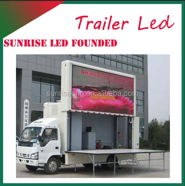 New Technology Newly Designed High Brightness Mobile Food Trucks Led Tv Screen for Sale