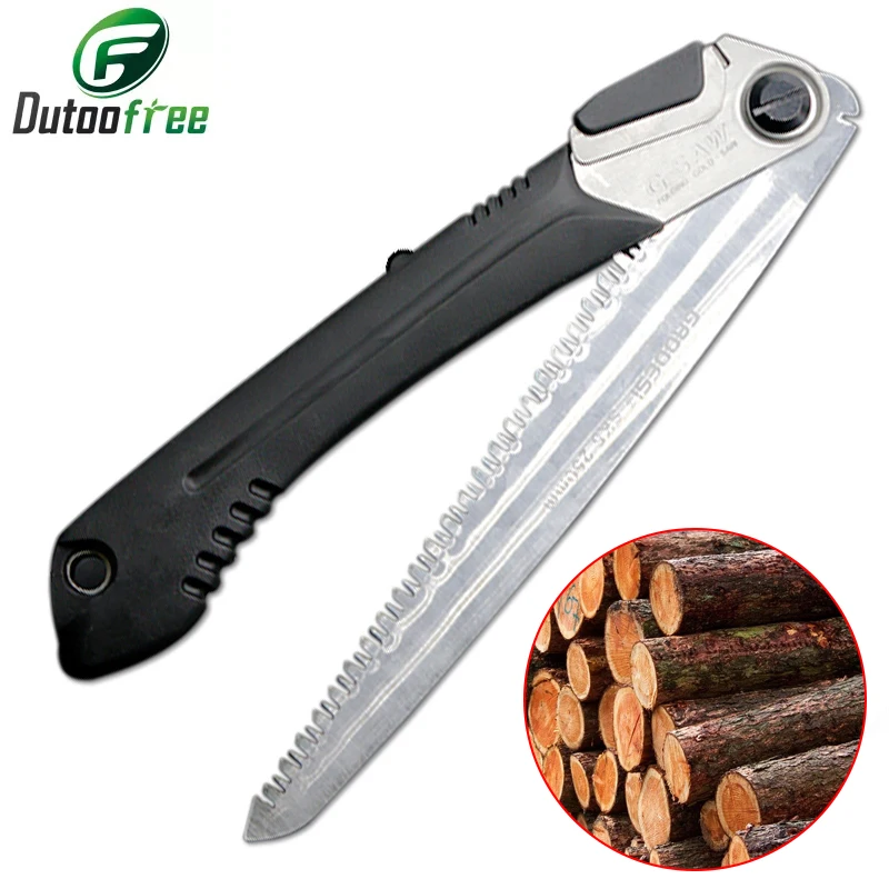 Steel handle folding saw  Woodworking Hand saws  Fruit tree camping  Garden saws 10 inches 6 inches