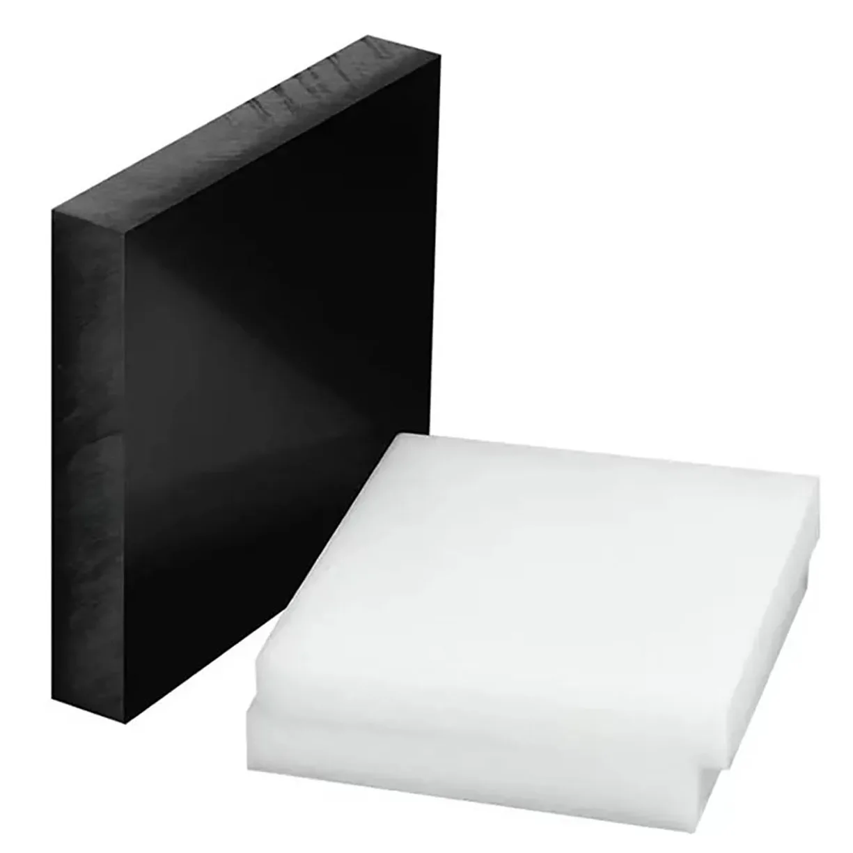 White/Black POM Sheet Board CNC Model Board DIY Raw Material Hard Plastic Polyoxymethylene Plate Thk 1/2/3/4/5/6/8/10/12/15/20mm