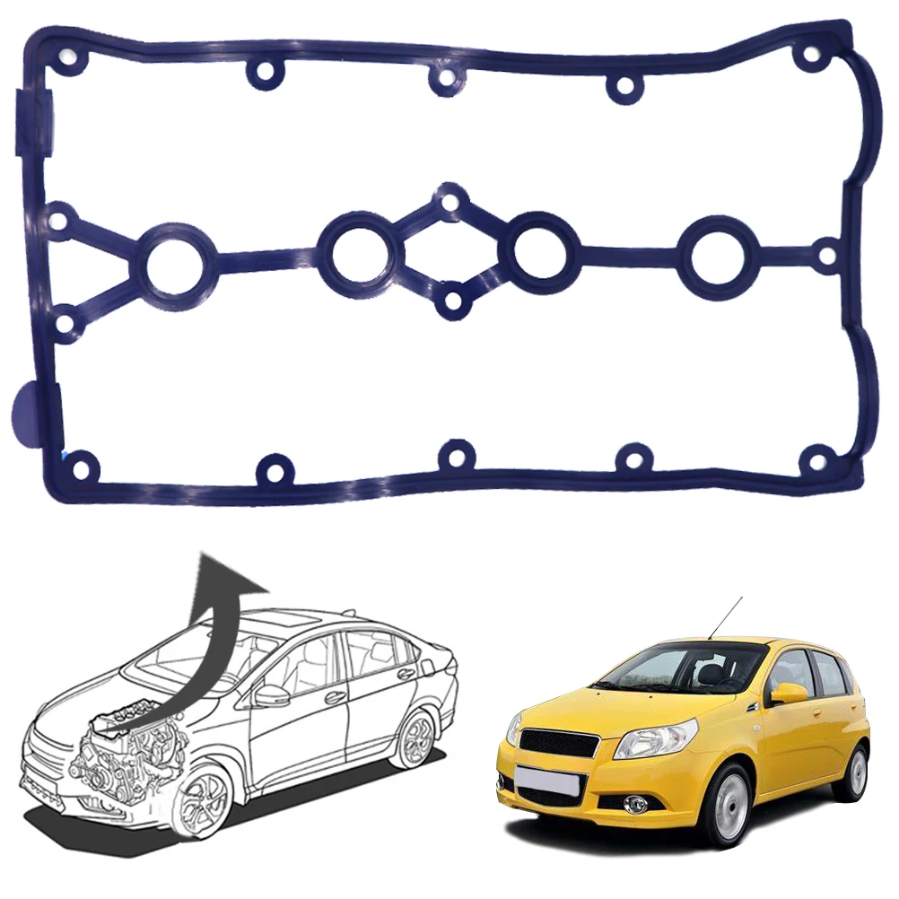 Valve Cover Gasket For Chevrolet- Aveo Aveo5 Pontiac- Daewoo Lanos Kalos Lacetti Nubira 96353002 2004 2005 Auto Styling Parts