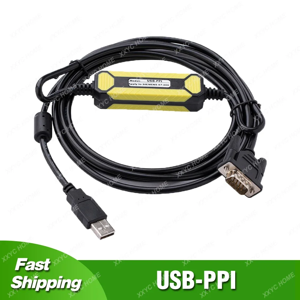 

USB-PPI for Siemens S7-200 Simatic PLC Programming Cable USB to RS485 Adapter PPI Data Download Line