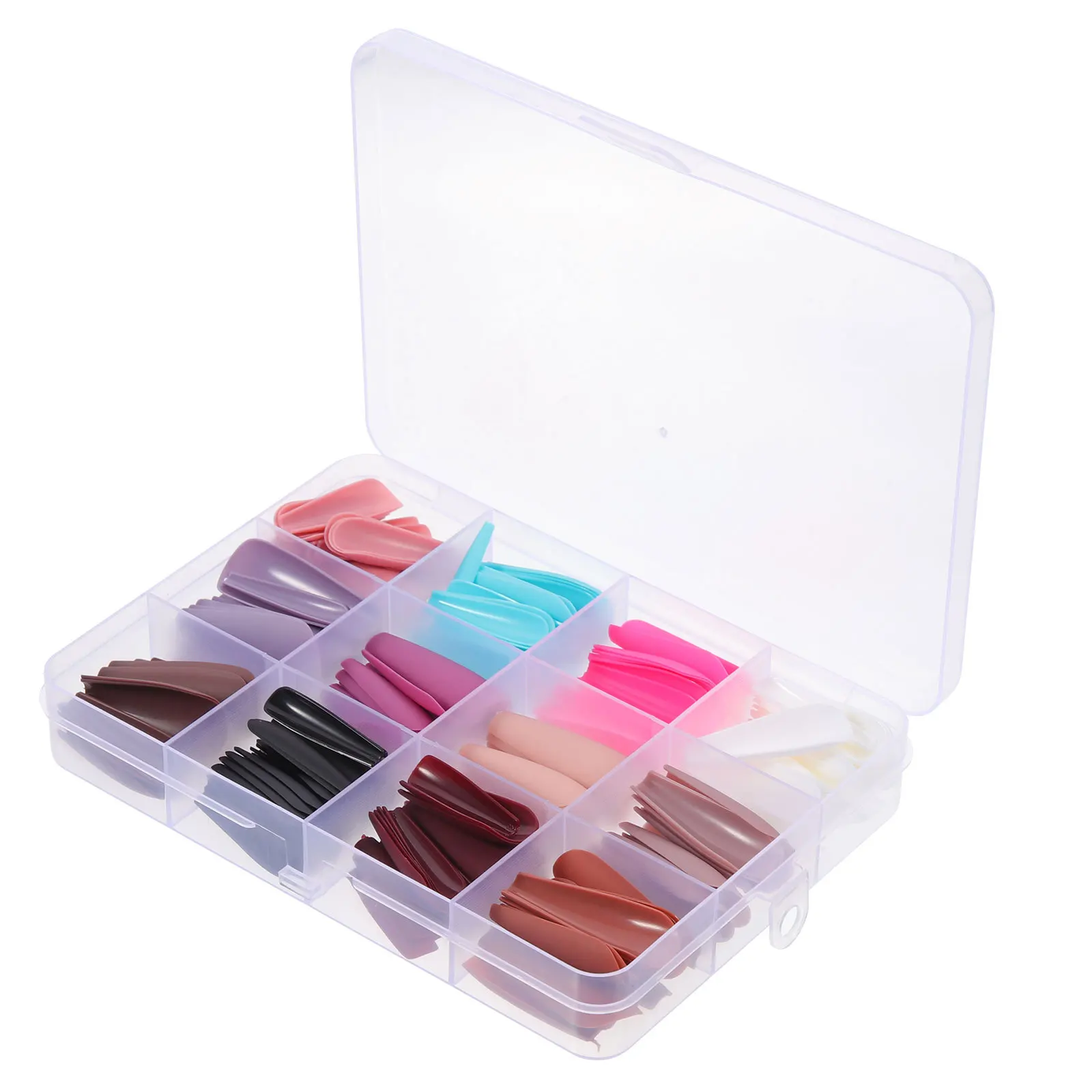 1 doos matte ballet nepnagels Mooi ontwerp Draagbare valse nagelkit voor chique manicure Nail Art-decoratieset