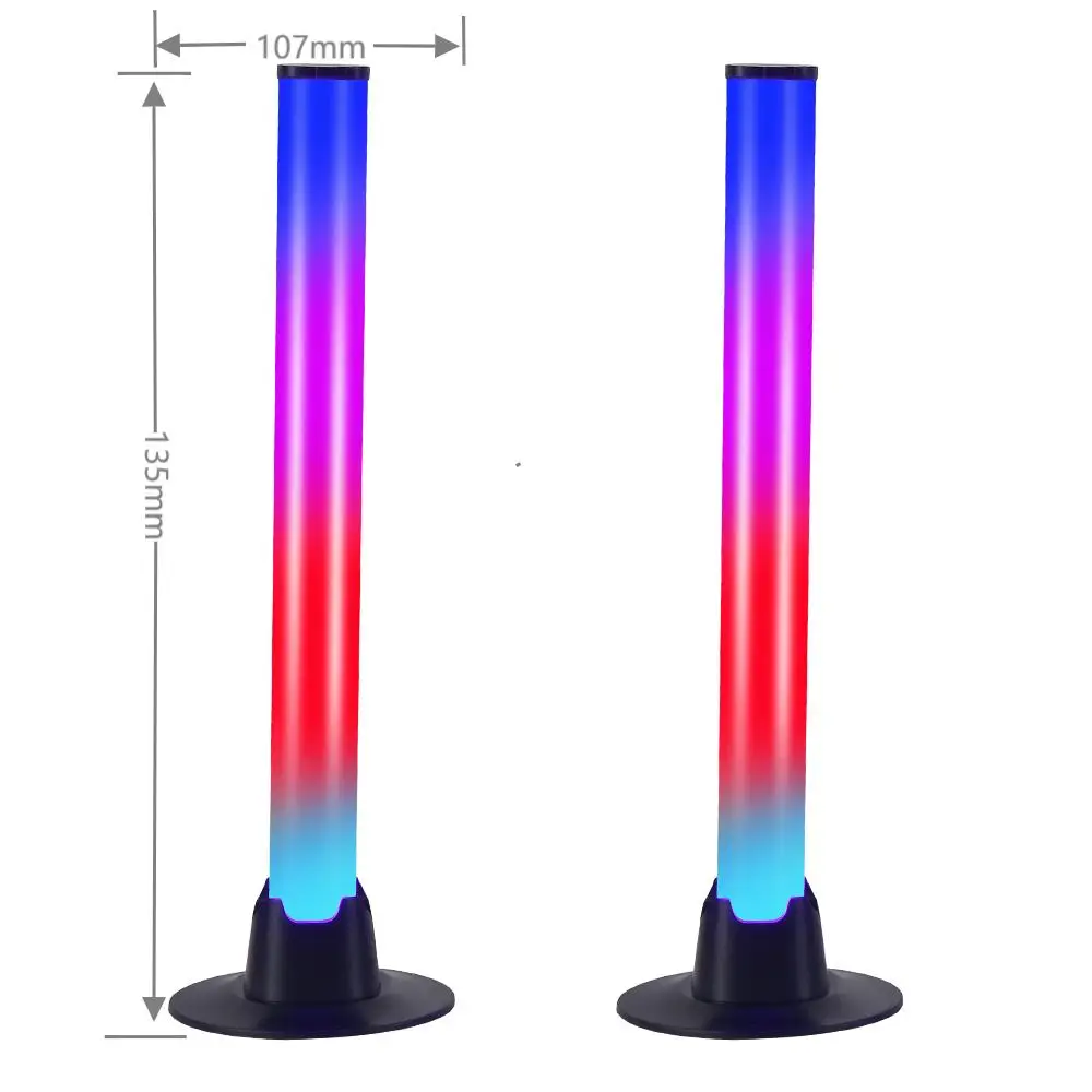 Bluetooth Desktop Atmosphere Light Voice Control Pickup Rhythm Light Music Lamp LED Light RGB Colorful Night Light