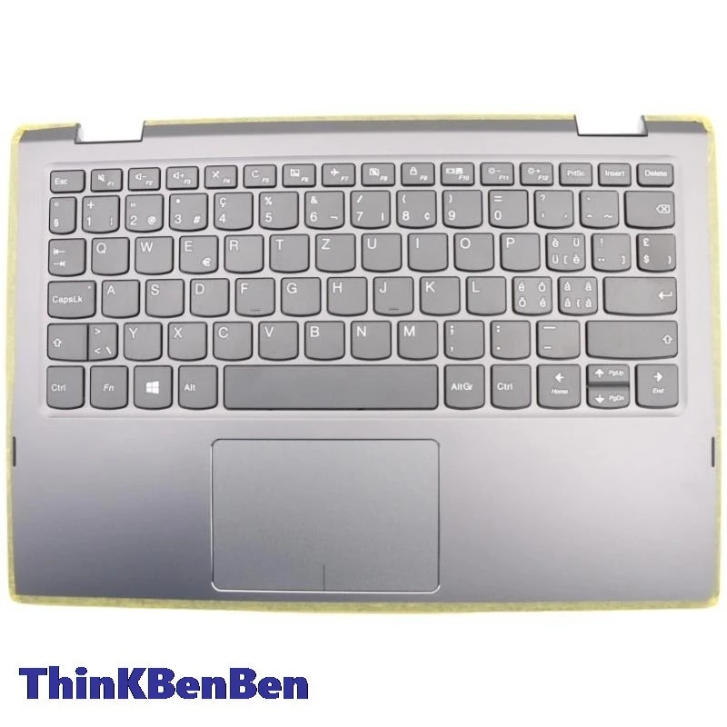 

SI Slovenian Platinum Grey Keyboard Upper Case Palmrest Shell Cover For Lenovo Ideapad 330S 14 14IKB 14AST 5CB0R07698