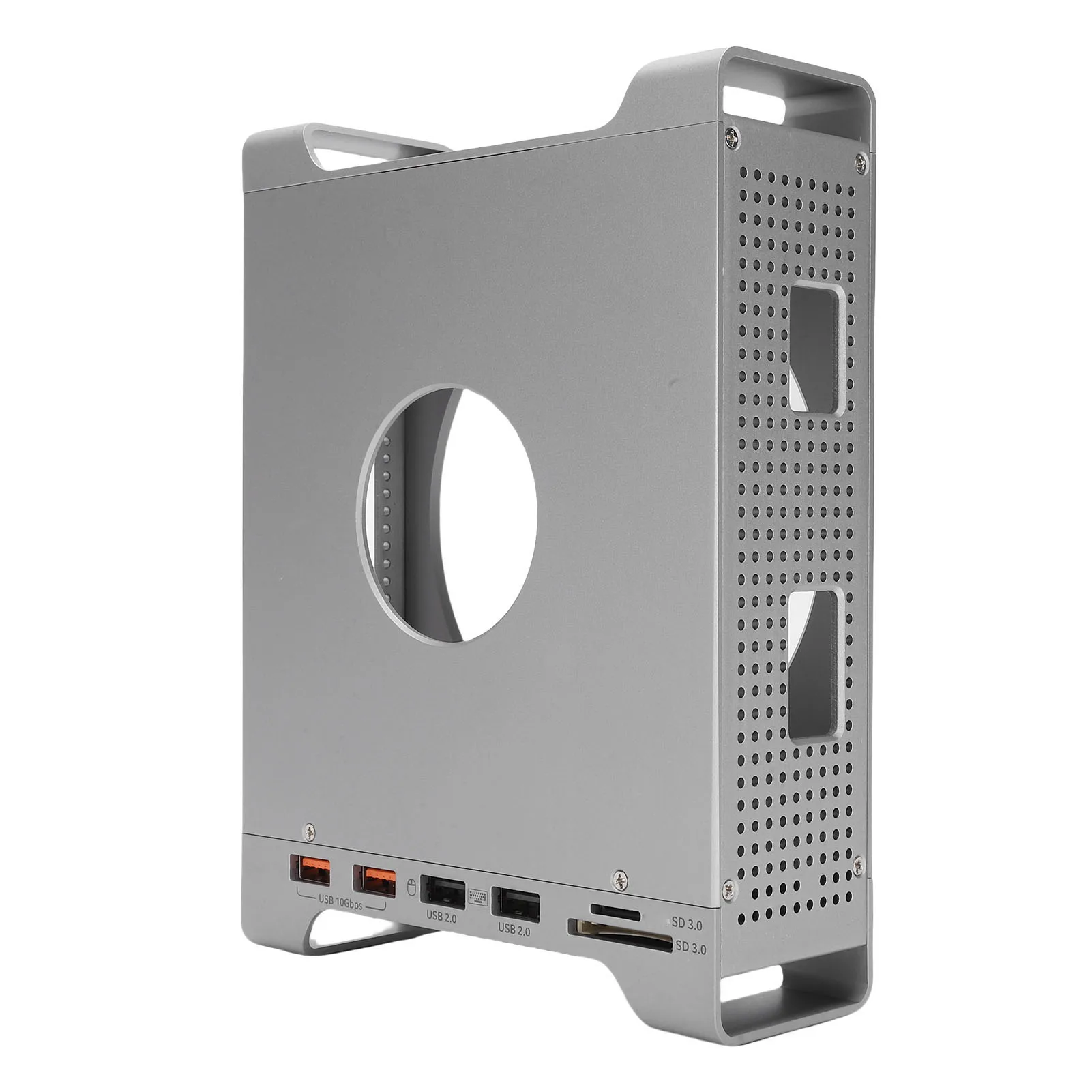 

Stand Hub Fit for M4 PC 9 in 1 USB3.2 Gen2 10Gbps Fast Transfer Dock Stand with M.2 NVMe SSD Enclosure Memory Card Reader