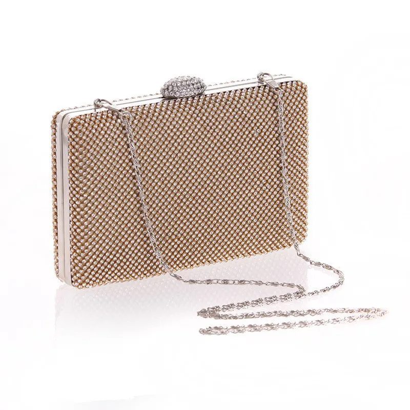 

Алюминиевая сетчатая сумка-клатч с ромбовидным узором, модная женская вечерняя сумка ручной работы для вечеринок и банкетов, маленькая квадратная сумка Bolso Fiesta Mujer