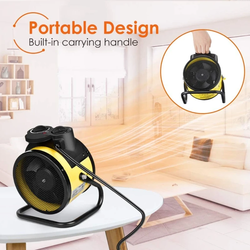 220V Heater Portable Desktop Fan Heater Tube Heating Home