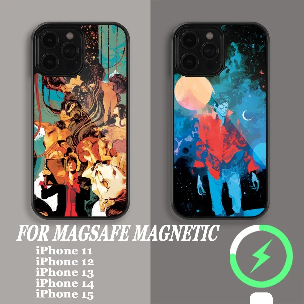 Comics Dylan Dogs Phone Case For iPhone 11 12 13 14 15 Pro Max  Plus Magsafe Magnetic Wireless Cover Charging