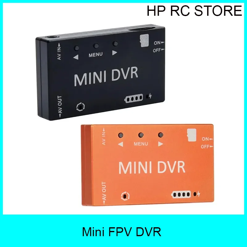 Mini FPV DVR Module NTSC/PAL Switchable Built-in Battery Video Audio FPV Recorder for RC Models Racing Drone