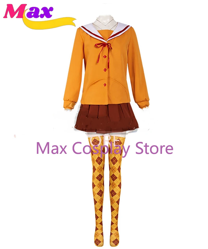 Max Game Hinako Mishuku Top skirt socks Halloween Christmas Costume Cos Clothes Custom size