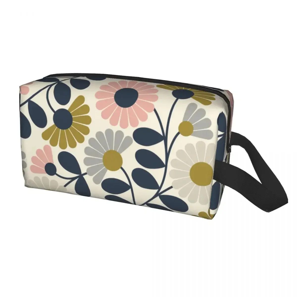 Custom Orla Kiely Kimono Multi Toiletry Bag for Women Makeup Cosmetic Organizer Lady Beauty Storage Dopp Kit Case