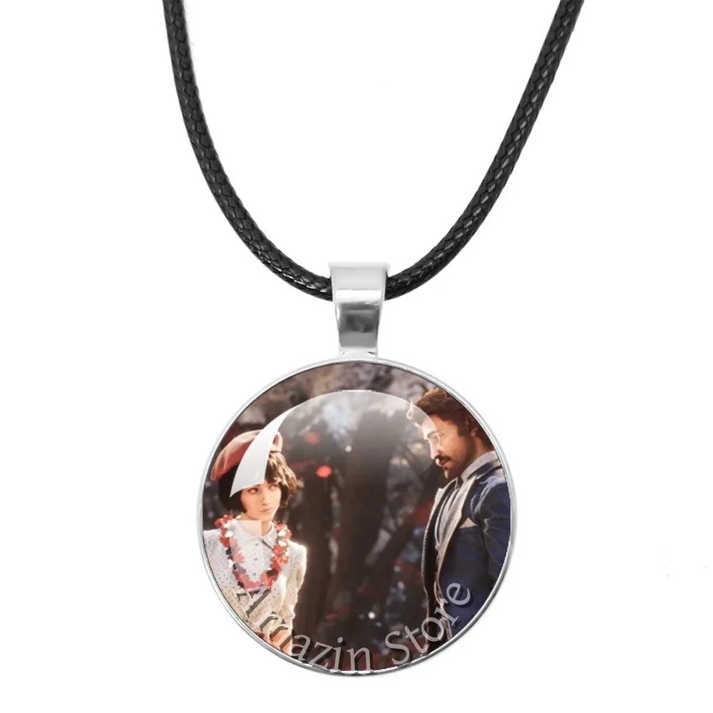 25mm Leather Necklace Hot Gamer Gustave Clair Obscur Expedition 33 Maelle x Gustave Fanart Pendant Gift for Game Fan JD012