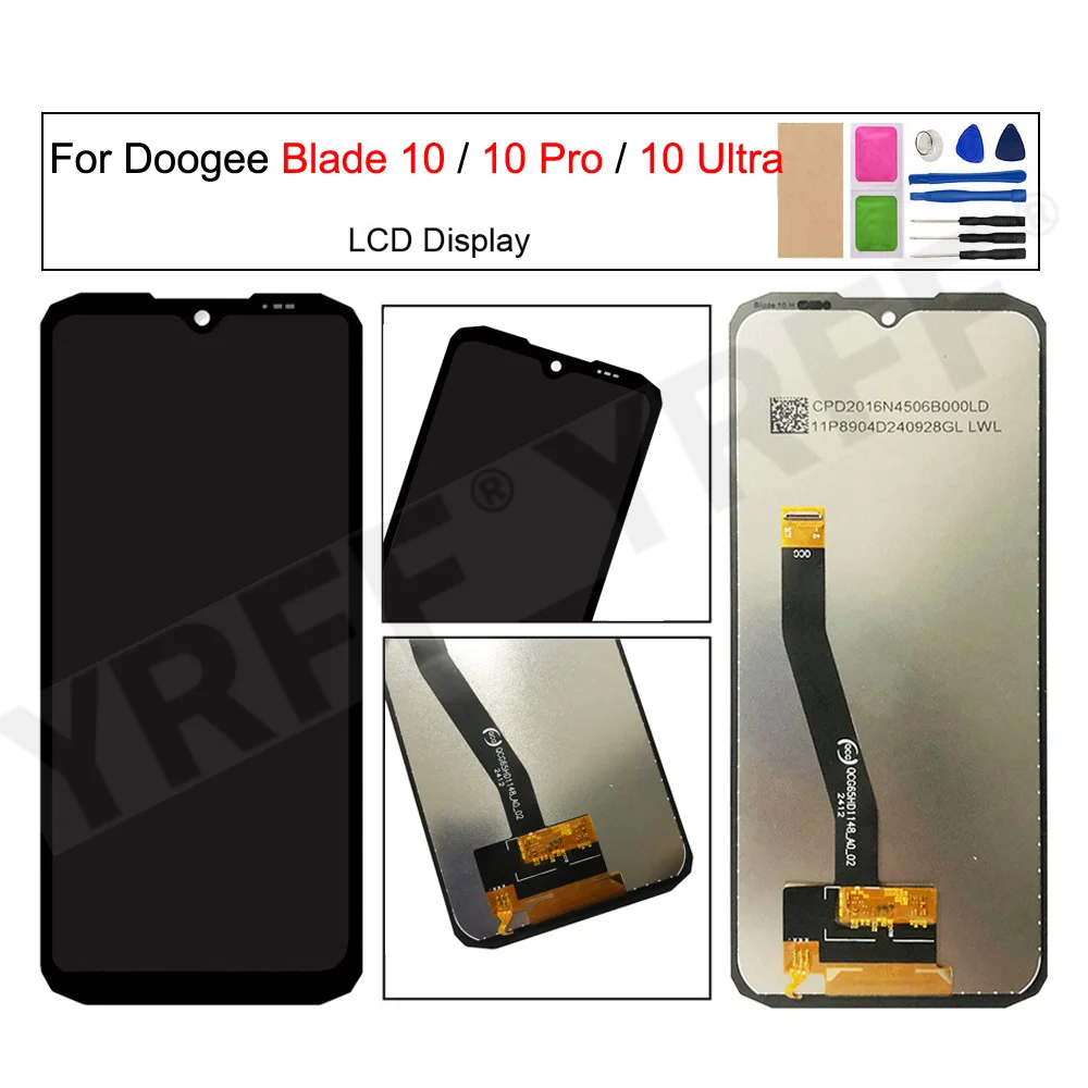 

For Doogee blade 10 Ultra LCD Display for Doogee blade 10 Pro Touch Screen Digitizer Assembly LCD Screen Replacement Part