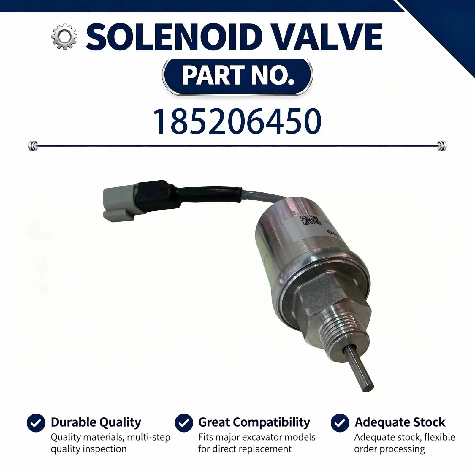 FZZ2997ME FZZ2997LW 12V Solenoid Valve for MANITOU BOBCAT FG WILSON CATERPILLAR JCB Eng PERKINS SERIES 402D-05 403D-07 403D-11