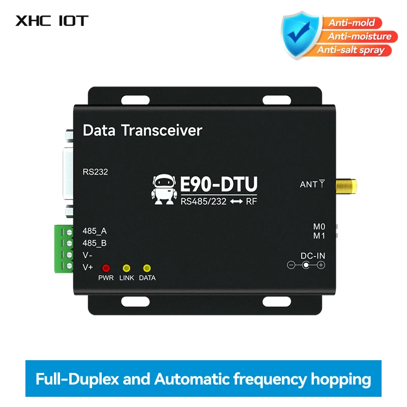 

Wireless Transceiver Module Wireless Data 2.4GHz 12dBm Transmission Station RS485 RS232 Industrial Modem E90-DTU(2G4HD12)
